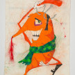Camilo Restrepo. <em>Rodolfo Fierro</em>, 2021. Water-soluble wax pastel, ink, tape and saliva on paper 11 3/4 x 8 1/4 inches (29.8 x 21 cm) thumbnail