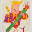 Camilo Restrepo. <em>Manolo</em>, 2021. Water-soluble wax pastel, ink, tape and saliva on paper 11 3/4 x 8 1/4 inches (29.8 x 21 cm) thumbnail