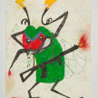 Camilo Restrepo. <em>Mosco</em>, 2021. Water-soluble wax pastel, ink, tape and saliva on paper 11 3/4 x 8 1/4 inches (29.8 x 21 cm) thumbnail