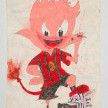Camilo Restrepo. <em>Milàn</em>, 2021. Water-soluble wax pastel, ink, tape and saliva on paper 11 3/4 x 8 1/4 inches (29.8 x 21 cm) thumbnail