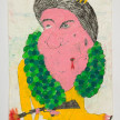 Camilo Restrepo. <em>Emilia</em>, 2021. Water-soluble wax pastel, ink, tape and saliva on paper 11 3/4 x 8 1/4 inches (29.8 x 21 cm) thumbnail
