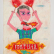 Camilo Restrepo. <em>Chepe</em>, 2021. Water-soluble wax pastel, ink, tape and saliva on paper 11 3/4 x 8 1/4 inches (29.8 x 21 cm) thumbnail