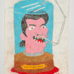 Camilo Restrepo. <em>Vallenato</em>, 2021. Water-soluble wax pastel, ink, tape and saliva on paper 11 3/4 x 8 1/4 inches (29.8 x 21 cm) thumbnail