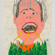 Camilo Restrepo. <em>Simòn Trinidad</em>, 2021. Water-soluble wax pastel, ink, tape and saliva on paper 11 3/4 x 8 1/4 inches (29.8 x 21 cm) thumbnail