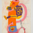 Camilo Restrepo. <em>Don Antonio</em>, 2021. Water-soluble wax pastel, ink, tape and saliva on paper 11 3/4 x 8 1/4 inches (29.8 x 21 cm) thumbnail