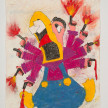 Camilo Restrepo. <em>Bum Bum</em>, 2021. Water-soluble wax pastel, ink, tape and saliva on paper 11 3/4 x 8 1/4 inches (29.8 x 21 cm) thumbnail