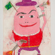 Camilo Restrepo. <em>Don Ti</em>, 2021. Water-soluble wax pastel, ink, tape and saliva on paper 11 3/4 x 8 1/4 inches (29.8 x 21 cm) thumbnail