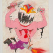 Camilo Restrepo. <em>Sangrenegra</em>, 2021. Water-soluble wax pastel, ink, tape and saliva on paper 11 3/4 x 8 1/4 inches (29.8 x 21 cm) thumbnail