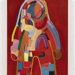 Gabby Rosenberg. <em>Spacesuit II</em>, 2021. Acrylic on canvas, 40 x 30 inches (101.6 x 76.2 cm)