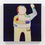 Gabby Rosenberg. <em>Loud Flesh, No Shadow XI</em>, 2021. Acrylic on canvas, 36 x 36 inches (91.4 x 91.4 cm)