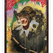 Bianca Fields. <em>Smeary Eyed</em>, 2021. Acrylic, oil and spray paint on yupo paper mounted on canvas with artist frame, 40 x 26 inches (101.6 x 66 cm) thumbnail