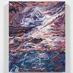 Maria Calandra. <em>Longboat Key at Sunset</em>, 2021. Acrylic on linen over panel, 10 x 8 inches (25.4 x 20.3 cm)