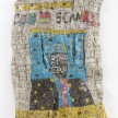 Dickens Otieno. <em>Scan</em>, 2021. Shredded aluminum cans woven on galvanized steel mesh, 66 1/2 x 56 3/4 inches (168.9 x 144.1 cm) thumbnail