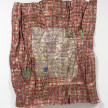 Dickens Otieno. <em>Untitled IV</em>, 2021. Shredded aluminum cans woven on galvanized steel mesh, 72 1/8 x 61 1/8 inches (183.2 x 155.3 cm) thumbnail