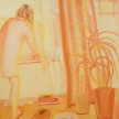 Karolina Jablońska. <em>Looking out the Window (yellow)</em>, 2021. Oil on canvas, 74 3/4 x 66 7/8 inches (190 x 170 cm) thumbnail