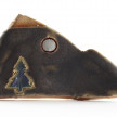 Kevin McNamee-Tweed. <em>Mountain with Tree and Moon</em>, 2021. Glazed ceramic, 2 1/4 x 4 1/2 inches (5.7 x 11.4 cm) thumbnail