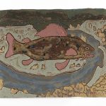Kevin McNamee-Tweed. <em>Fish (Riverbend)</em>, 2021. Glazed ceramic, 6 5/8 x 8 inches (16.8 x 20.3 cm)