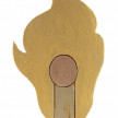 Kevin McNamee-Tweed. <em>Match Flame</em>, 2021. Glazed ceramic, 5 1/2 x 3 3/4 inches (14 x 9.5 cm) thumbnail