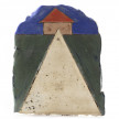 Kevin McNamee-Tweed. <em>To House (Red Roof)</em>, 2021. Glazed ceramic, 5 1/4 x 4 1/2 inches (13.3 x 11.4 cm) thumbnail