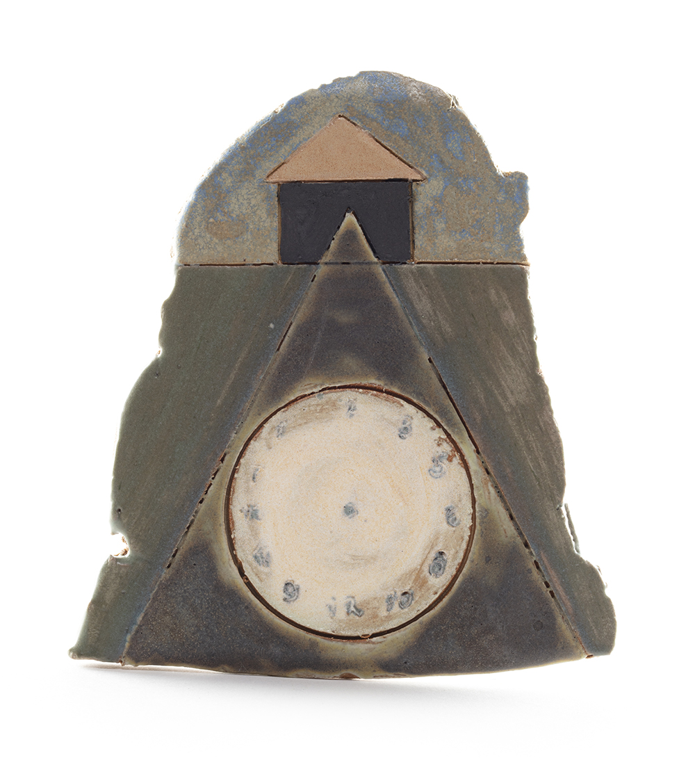 Kevin McNamee-Tweed. <em>House Time</em>, 2021. Glazed ceramic, 5 1/2 x 5 inches (14 x 12.7 cm)