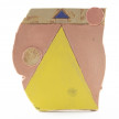 Kevin McNamee-Tweed. <em>To House (Pink Fuzz)</em>, 2021. Glazed ceramic, 5 3/4 x 5 1/4 inches (14.6 x 13.3 cm) thumbnail