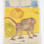 Kevin McNamee-Tweed. <em>Primate Primate Primate (Primate)</em>, 2021. Pencil on kitakata paper, 10 1/4 x 8 1/2 inches (26 x 21.6 cm)