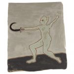 Kevin McNamee-Tweed. <em>Swording (Alien Insect Devil)</em>, 2021. Glazed ceramic, 8 1/4 x 6 3/4 inches (21 x 17.1 cm)
