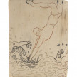 Kevin McNamee-Tweed. <em>Dive (Waves)</em>, 2021. Glazed ceramic, 9 3/4 x 6 3/4 inches (24.8 x 17.1 cm) thumbnail