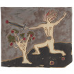 Kevin McNamee-Tweed. <em>Figure and Tree</em>, 2021. Glazed ceramic, 5 1/8 x 6 1/8 inches (13 x 15.6 cm) thumbnail