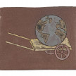 Kevin McNamee-Tweed. <em>Earth on a Cart</em>, 2021. Glazed ceramic, 5 1/2 x 7 inches (14 x 17.8 cm) thumbnail