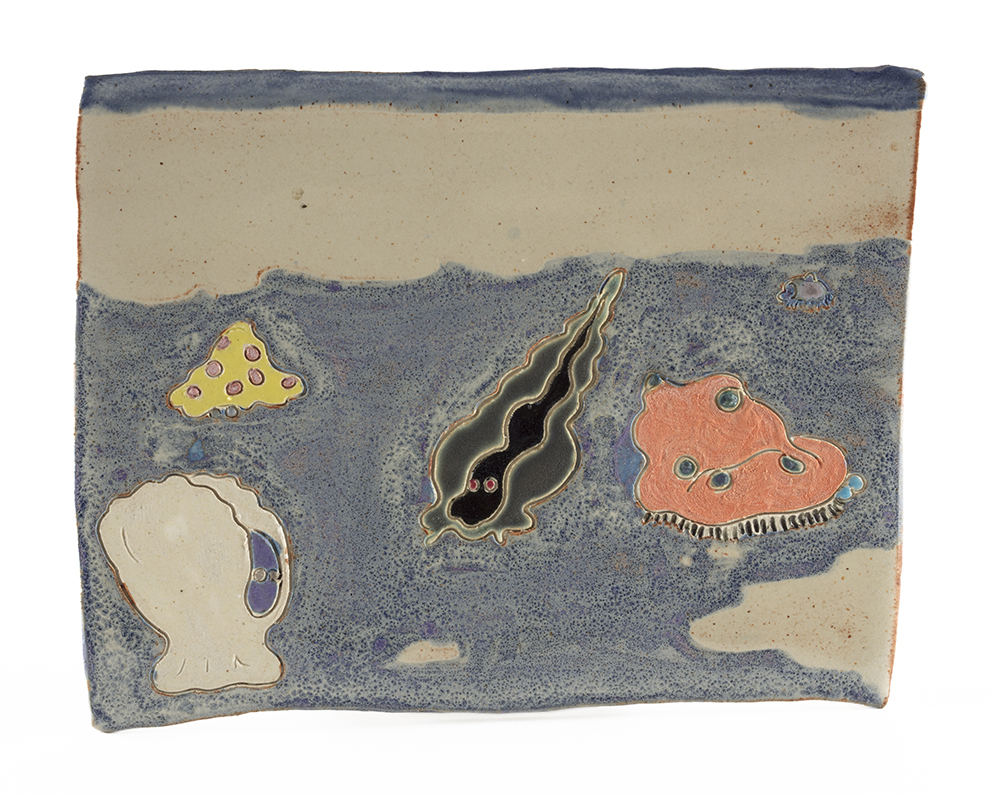 Kevin McNamee-Tweed. <em>Tide Dwellers</em>, 2021. Glazed ceramic, 6 1/4 x 8 inches (15.9 x 20.3 cm)