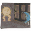 Kevin McNamee-Tweed. <em>Sun Meeting Moon on Street Corner</em>, 2021. Glazed ceramic, 5 1/4 x 6 1/4 inches (13.3 x 15.9 cm) thumbnail