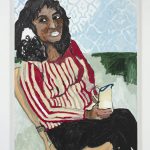 Shirley Villavicencio Pizango. <em>Mother why do we live?</em>, 2021. Acrylic on canvas, 51 1/4 x 35 1/2 inches (130.2 x 90.2 cm)