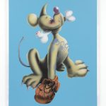 Zachary Ochoa. <em>ALL DOGS GO TO HEAVEN</em>, 2021. Acrylic on canvas, 60 x 48 inches (152.4 x 121.9 cm)