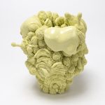 Kazuhito Kawai. <em>Marmalade Boy</em>, 2021. Glazed ceramic, 11 1/2 x 10 x 10 1/2 inches (29.2 x 25.4 x 26.7 cm)