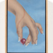 Natalia Gonzalez Martin. <em>One Alone Breaks The Fasting / Una Basta Para Romper El Ayuno</em>, 2021. Oil on panel, 8 1/4 x 5 1/2 inches (21 x 14 cm) 9 x 6 1/2 inches (22.9 x 16.5 cm) Framed thumbnail