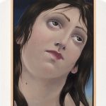 Natalia Gonzalez Martin. <em>Wanderer / Caminante</em>, 2021. Oil on panel, 11 3/4 x 8 1/4 inches (29.8 x 21 cm) 12 1/4 x 9 inches (31.1 x 22.9 cm) Framed
