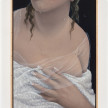 Natalia Gonzalez Martin. <em>In Her Hand She Holds Temptation / En Su Mano, La Tentación</em>, 2021. Oil on panel, 16 1/2 x 11 3/4 inches (41.9 x 29.8 cm) 17 1/4 x 12 1/2 inches (43.8 x 31.8 cm) Framed thumbnail