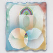 Claire Whitehurst. <em>exchange of breath inside a kiss</em>, 2022. Oil and spray paint on linen, 20 x 16 inches  (50.8 x 40.6 cm) thumbnail