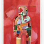Gabby Rosenberg. <em>Spacesuit III</em>, 2021. Acrylic on canvas, 48 x 36 inches (121.9 x 91.4 cm)