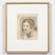 Kevin McNamee-Tweed. <em>Picker (After Luini?)</em>, 2022. Pencil on mulberry paper, 8 1/2 x 7 inches (21.6 x 17.8 cm) 16 3/4 x 14 3/4 inches  (37.5 x 42.5 cm) Framed thumbnail