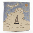 Kevin McNamee-Tweed. <em>At Sea</em>, 2022. Glazed ceramic, 5 3/4 x 5 1/4 inches (14.6 x 13.3 cm) thumbnail