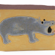 Kevin McNamee-Tweed. <em>Hippo</em>, 2022. Glazed ceramic, 3 3/4 x 4 3/4 inches (9.5 x 12.1 cm) thumbnail