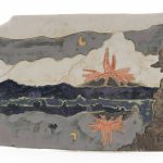Kevin McNamee-Tweed. <em>Volcano Eruption</em>, 2022. Glazed ceramic, 5 x 6 1/2 inches (12.7 x 16.5 cm)