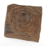 Kevin McNamee-Tweed. <em>Artists In Car To House</em>, 2022. Glazed ceramic, 7 x 7 1/4 inches (17.8 x 18.4 cm)