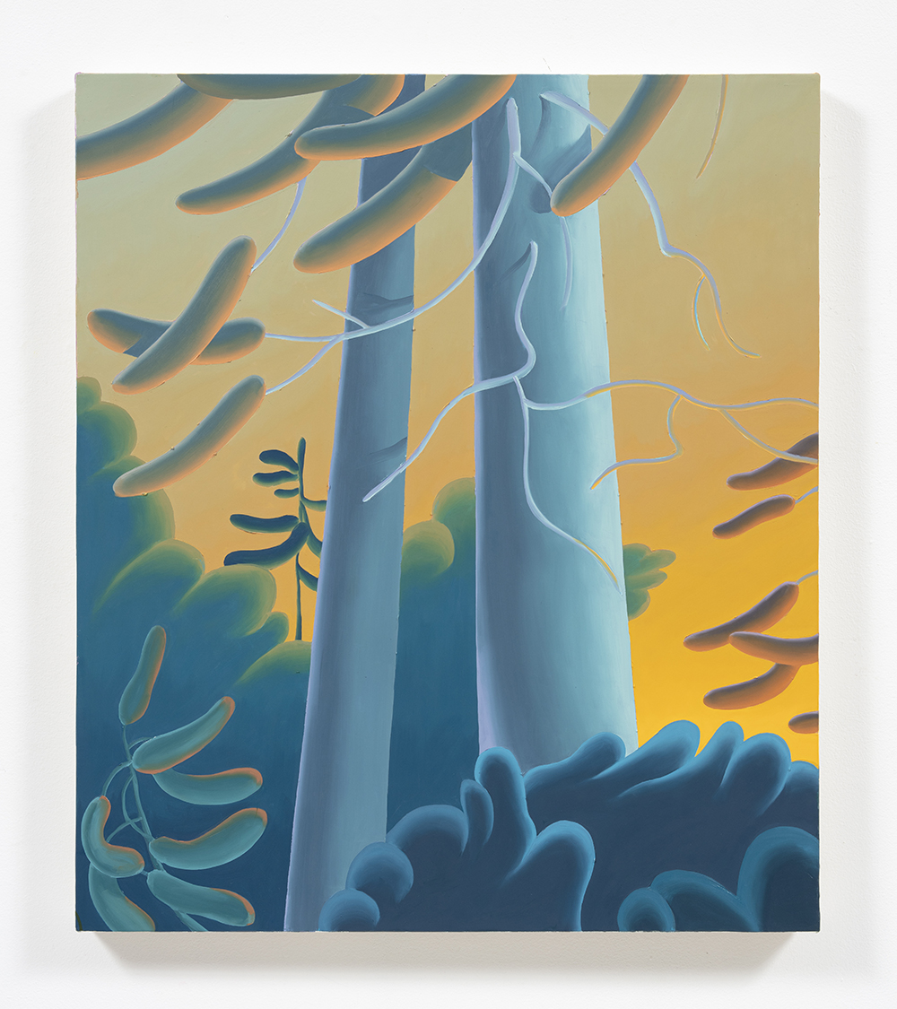 Madeleine Bialke. <em>Titans</em>, 2022. Oil on canvas, 30 x 26 inches (76.2 x 66 cm)