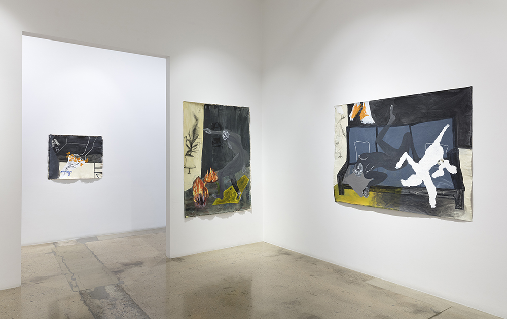 <em>Waters That Never Quench</em>. Installation view, Steve Turner, 2022