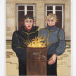 Ania Hobson. <em>Burning Barrel</em>, 2022. Oil on canvas, 55 1/8 x 47 1/4 inches (140 x 120 cm) thumbnail