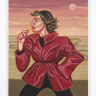 Ania Hobson. <em>Fire in desert</em>, 2022. Oil on canvas, 43 1/4 x 35 3/8 inches (110 x 90 cm) thumbnail