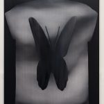 Jingze Du. <em>Butterfly</em>, 2022. Oil on canvas, 47 1/4 x 39 3/8 inches (120 x 100 cm)